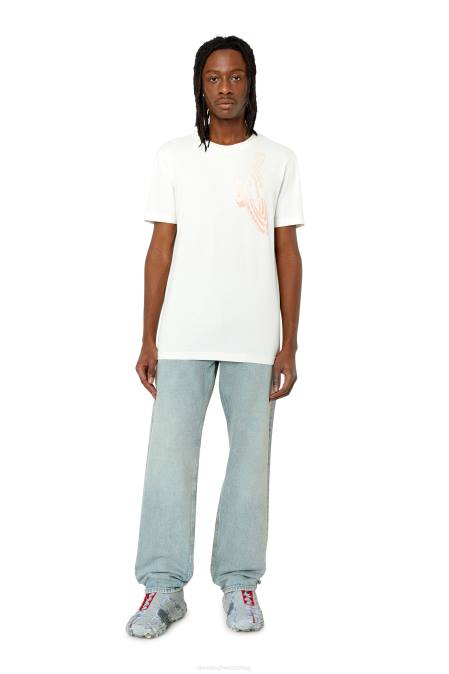 Diesel Männer Weiss t-diegor-g3 Bekleidung 8608182