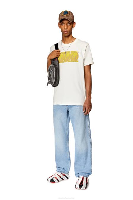 Diesel Männer Weiss t-diegor-l10 Bekleidung 8608265
