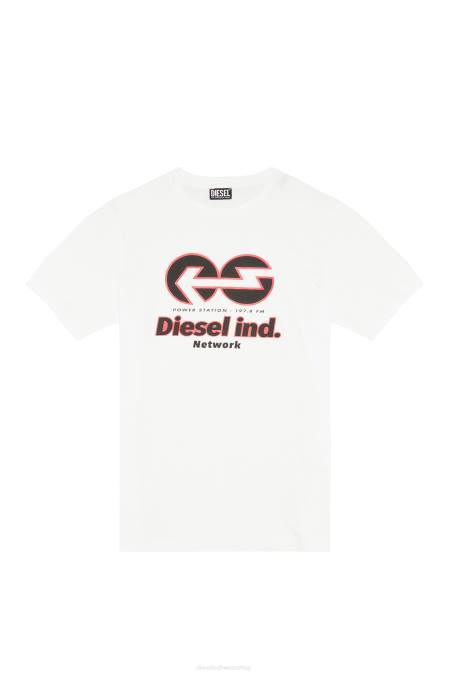 Diesel Männer Weiss t-just-e18 Bekleidung 8608200