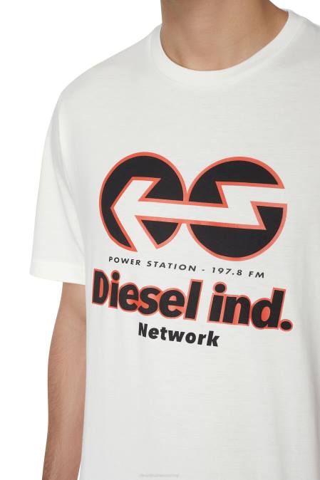 Diesel Männer Weiss t-just-e18 Bekleidung 8608200