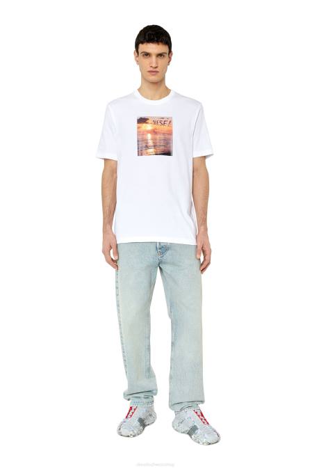 Diesel Männer Weiss t-just-g24 Bekleidung 8608172