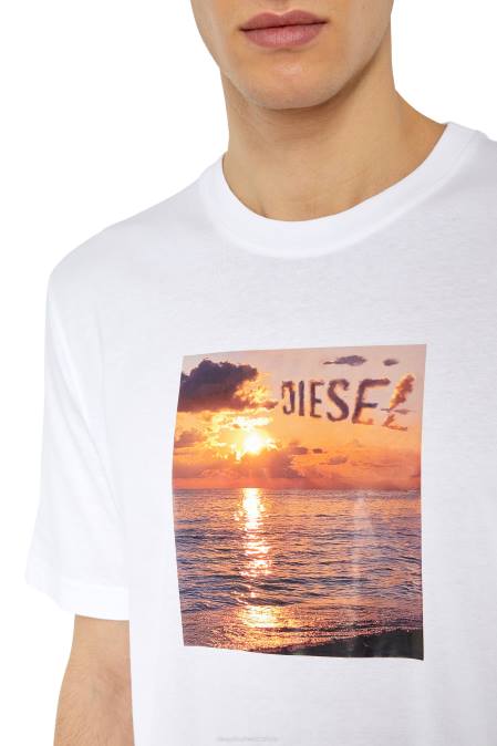 Diesel Männer Weiss t-just-g24 Bekleidung 8608172
