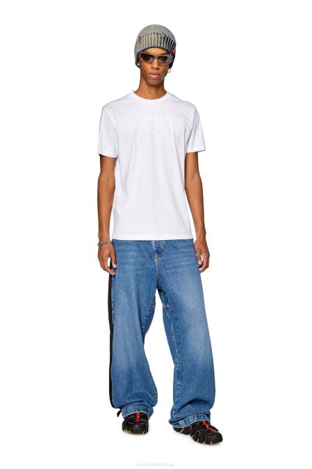 Diesel Männer Weiss t-miegor-l12 Bekleidung 8608262