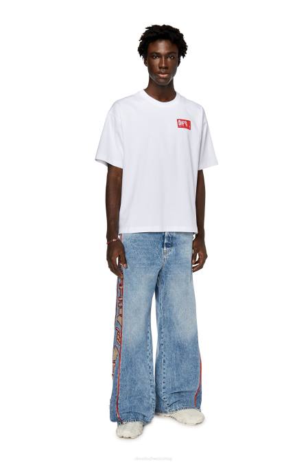 Diesel Männer Weiss t-nlabel Bekleidung 8608241