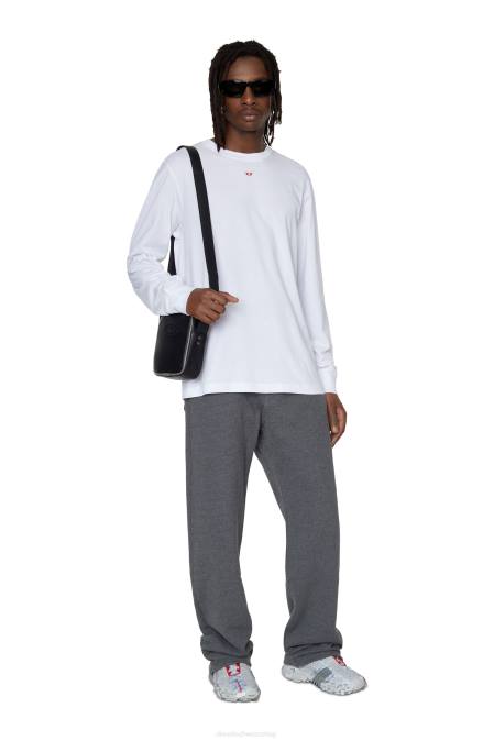 Diesel Männer Weiss t-nur-ls-d Bekleidung 8608196