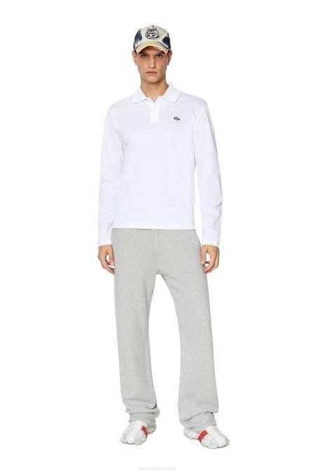 Diesel Männer Weiss t-smith-ls-doval-pj Bekleidung 8608279