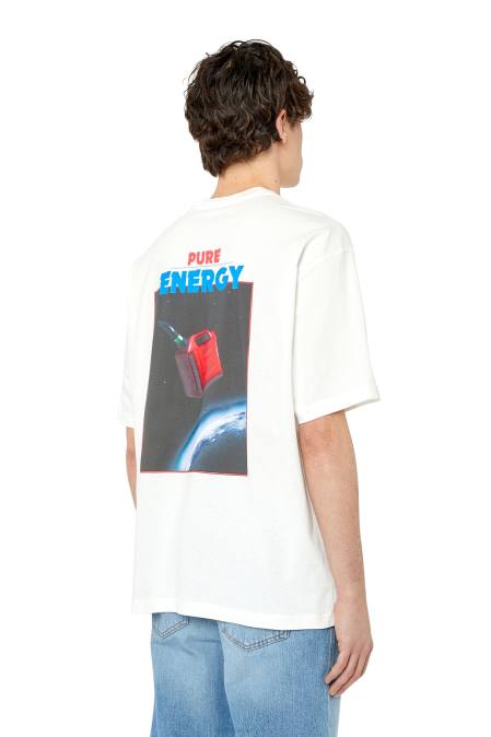 Diesel Männer Weiss t-wash-g3 Bekleidung 8608220