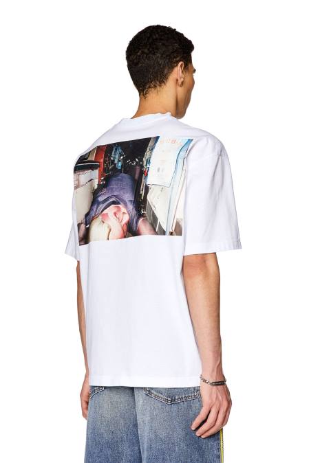 Diesel Männer Weiss t-wash-l3 Bekleidung 8608185