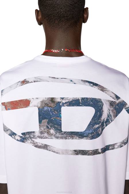 Diesel Männer Weiss t-wash-l6 Bekleidung 8608174