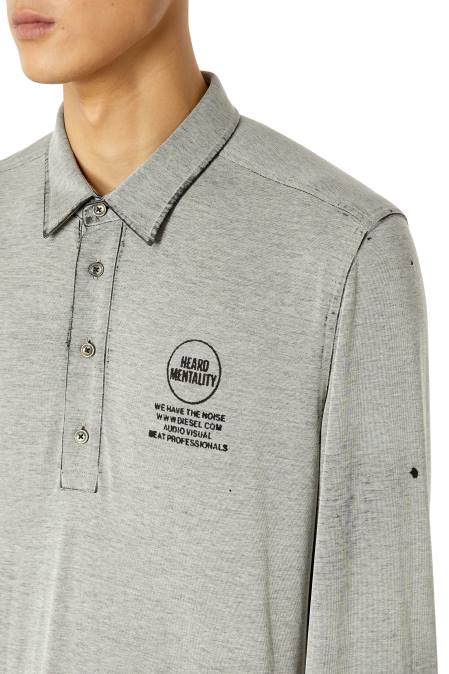 Diesel Männer grau Shirt Bekleidung 8608227