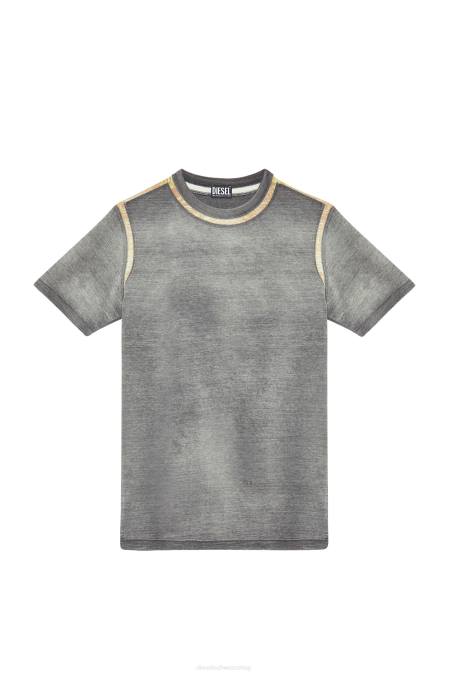 Diesel Männer grau t-justindi Bekleidung 8608231