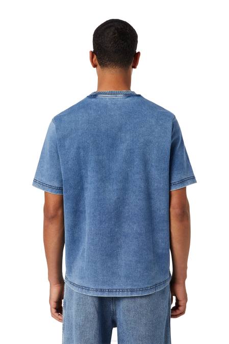 Diesel Männer hellblau D-Biggor Track-Jeans-T-Shirt Bekleidung 8608228