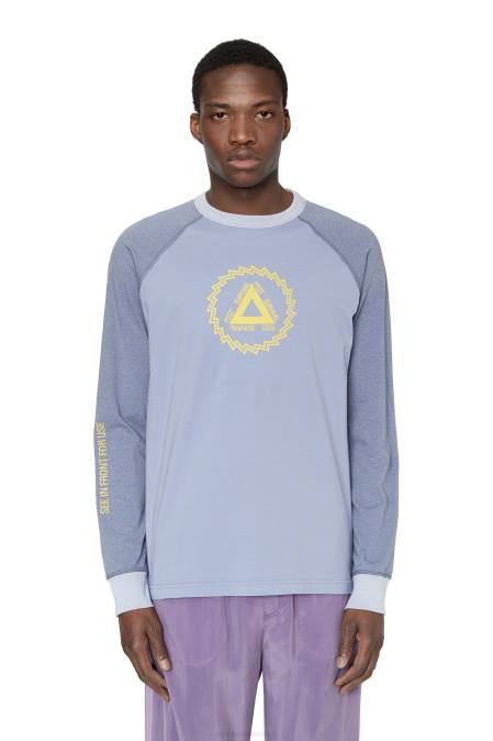 Diesel Männer hellblau t-juslan-ls Bekleidung 8608201