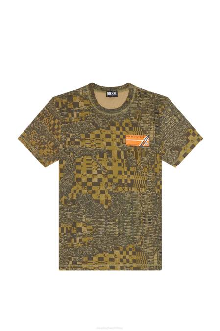 Diesel Männer olivgrün t-diegor-g1 Bekleidung 8608232