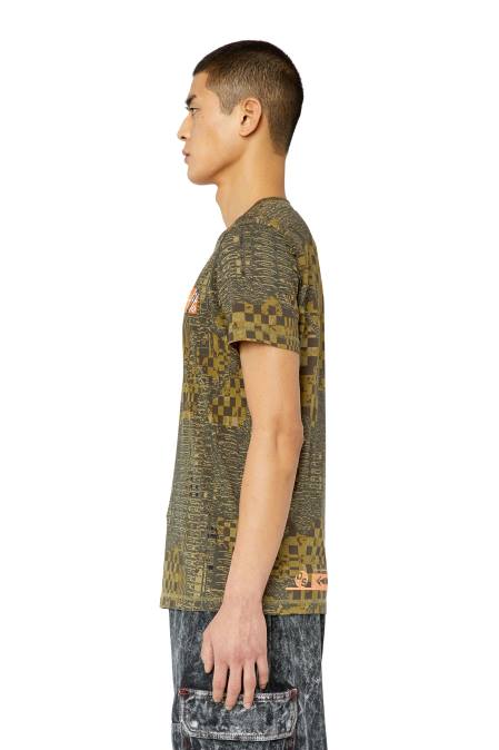 Diesel Männer olivgrün t-diegor-g1 Bekleidung 8608232