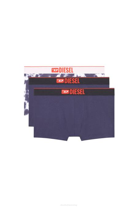 Diesel Männer Blau Weiss umbx-damien threepack Bekleidung 8608447