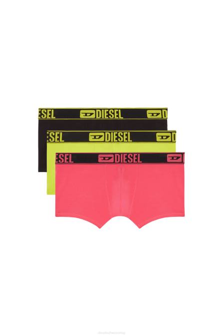 Diesel Männer rosa/gelb umbx-damien threepack Bekleidung 8608428