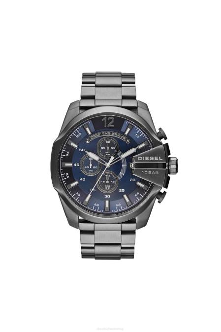 Diesel Männer Silber dz4329 Mega-Chef Zubehörteil 8608686