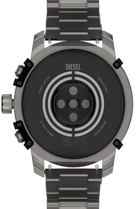 Diesel Männer dunkelgrau dzt2042v Zubehörteil 8608700