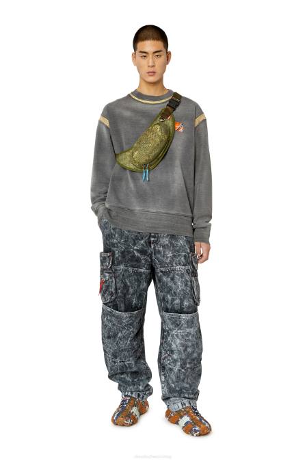 Diesel Männer Militärgrün 1dr-Pod Umhängetasche Zubehörteil 8608485